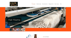 Desktop Screenshot of luxhaliyikama.com